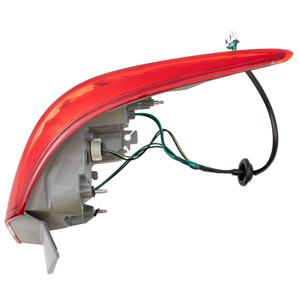 Brock Replacement Tail Light Lamp Drivers Quarter Panel Mounted Left Rear Assembly Compatible with 13-15 Sentra 26555-3SG0A