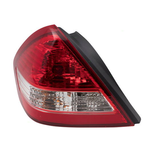 Brock Replacement Drivers Tail Light Tail Lamp Compatible with 07-11 Versa Sedan 26555EL30A NI2800185