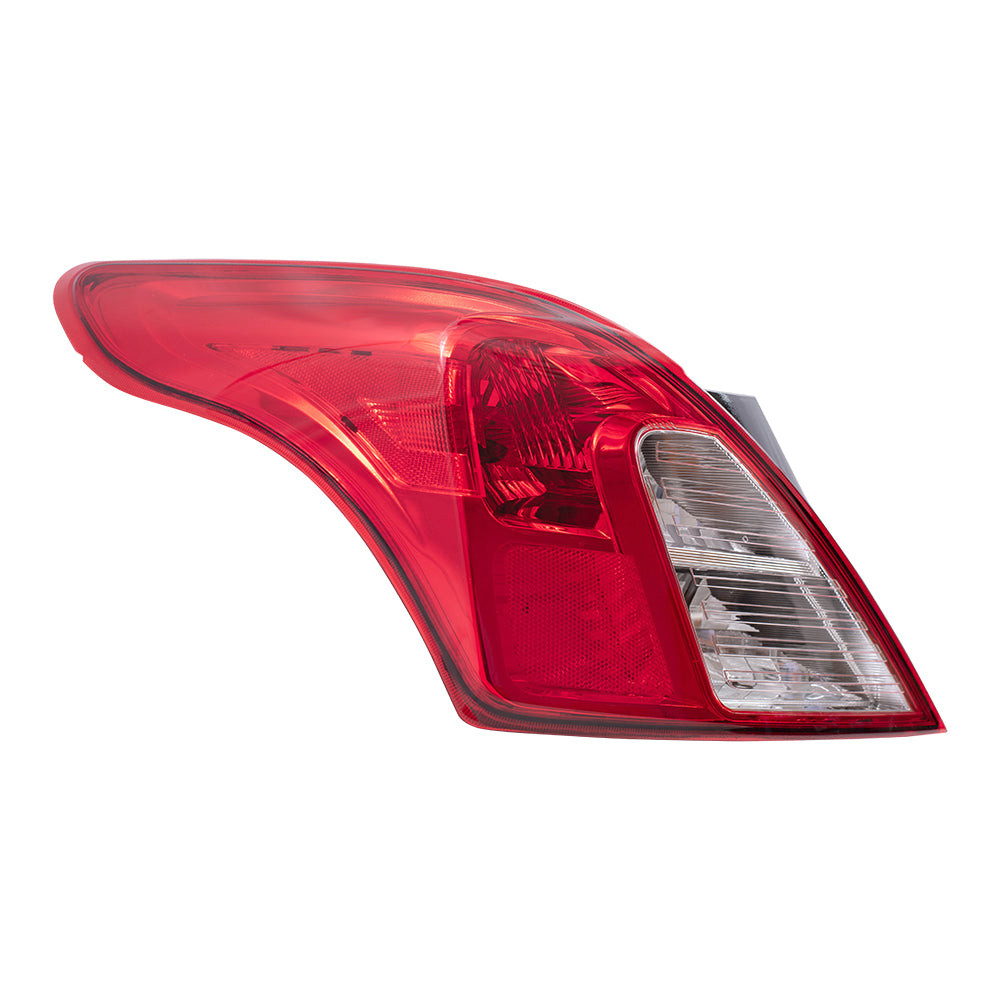 Brock Replacement Drivers Taillight Tail Lamp Compatible with 12-16 Versa Sedan 26555-3AN0A