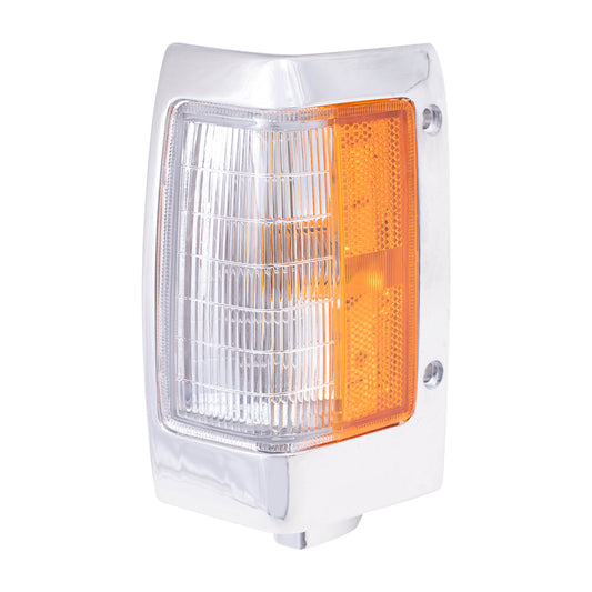 Park/Signal/Side Marker for 1990-1994 D21 Chrome Bezel for 1995-1997 Pickup B611588G00 Left NI2550107
