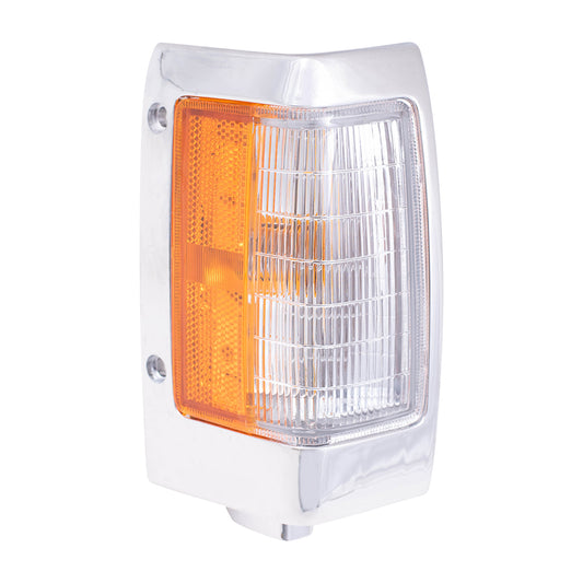 Park/Signal/Side Marker for 1990-1994 D21 Chrome Bezel for 1995-1997 Pickup B611088G00 Right NI2551107