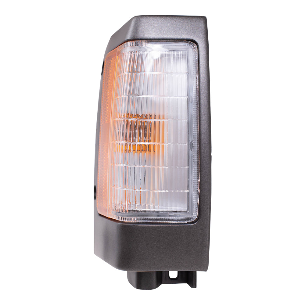 Park/Signal/Side Marker for 1990-1994 D21 Black Bezel for 1995-1997 Pickup B611501G02 Set NI2550104