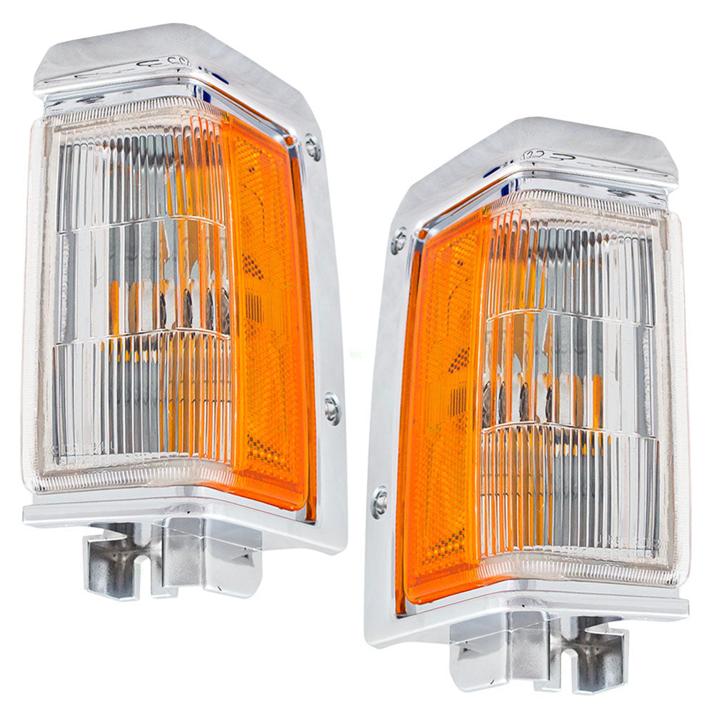 Park/Signal/Side Marker for 1993-1995 Pathfinder Chrome Trim for B611560G00 Set NI2550125
