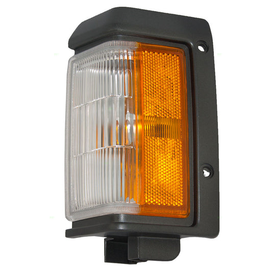 Park/Signal/Side Marker for 1988-1989 D21 Black Trim for 1988-1995 Pathfinder B611541G01 Left NI2550105