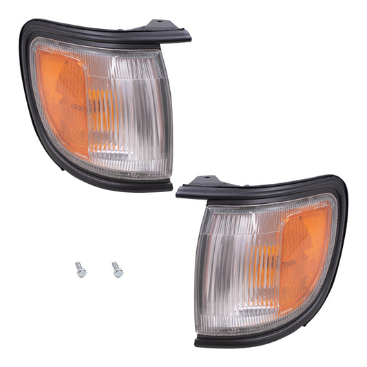 Park/Signal/Side Marker for 1996-1999 Pathfinder Black Trim To 12/98 for 261150W026 Set NI2550130