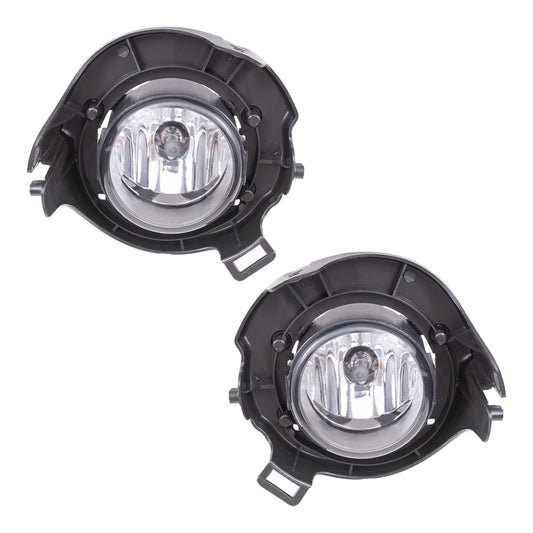 Fog Light for 2005-2009 Frontier w/ Plastic Bumper for 2005-2012 Pathfinder 26155EA525 Set NI2592120