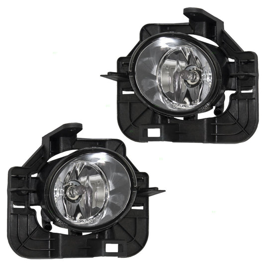 Fog Light for 2007-2009 Altima w/ Bracket Clear Lens for 261559B91D Set NI2592123