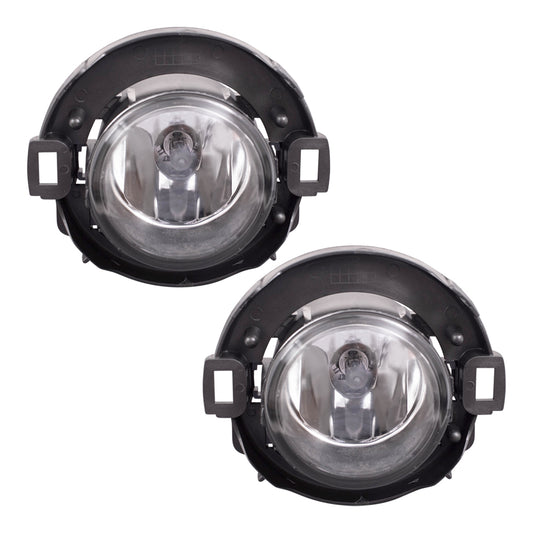 Fog Light for 2010-2019 Frontier L=R w/ Plastic Bumper for 2005-2015 Xterra 26150EA025 NI2590102