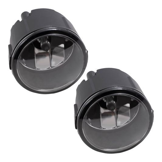 Brock Replacement Pair Fog Lights Lamps Set Compatible with 11-16 Quest 261508993B B6150-89928