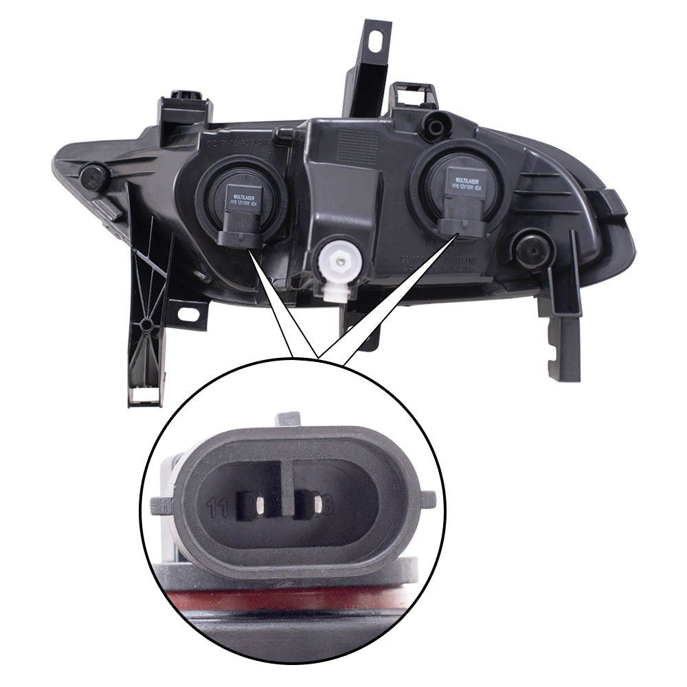 Fog Light for 2016-2018 Maxima for 261504RA0B Right NI2593134