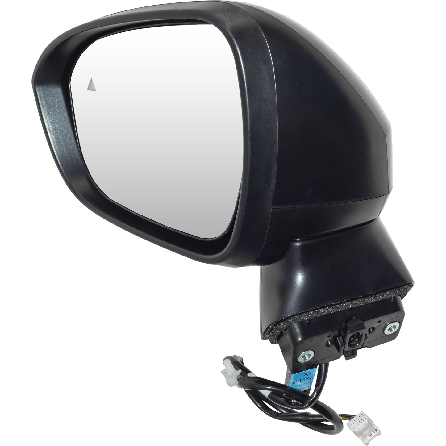 Brock Driver Side Left Power Door Mirror Textured Black With Blind Spot Detection Without Heat-Turn Signal Light-Around View Camera Compatible with 2021-2022 Nissan Rogue S 4331-0007L