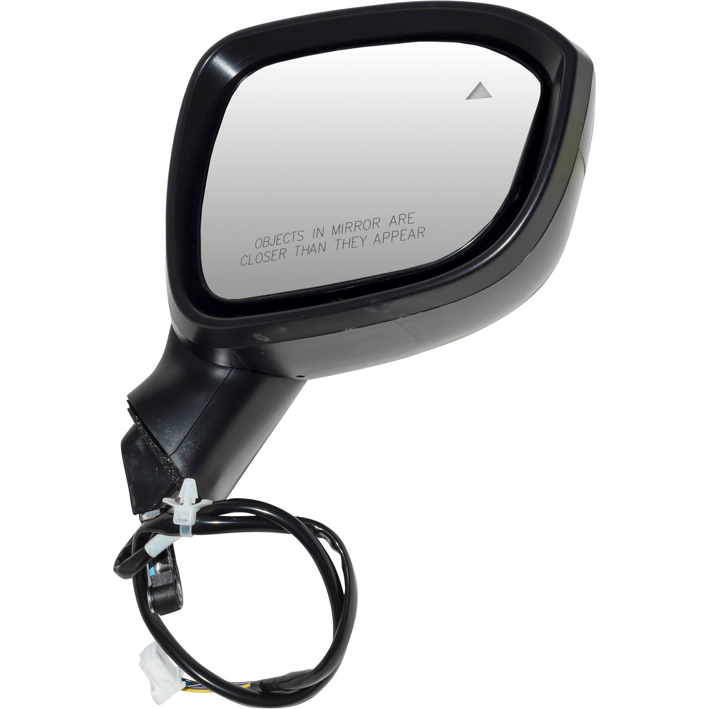 Brock Driver Side Left Passenger Side Right Power Door Mirror Textured Black With Blind Spot Detection Without Heat-Turn Signal Light-Around View Camera Set Compatible with 2021-2022 Nissan Rogue S 4331-0007LR