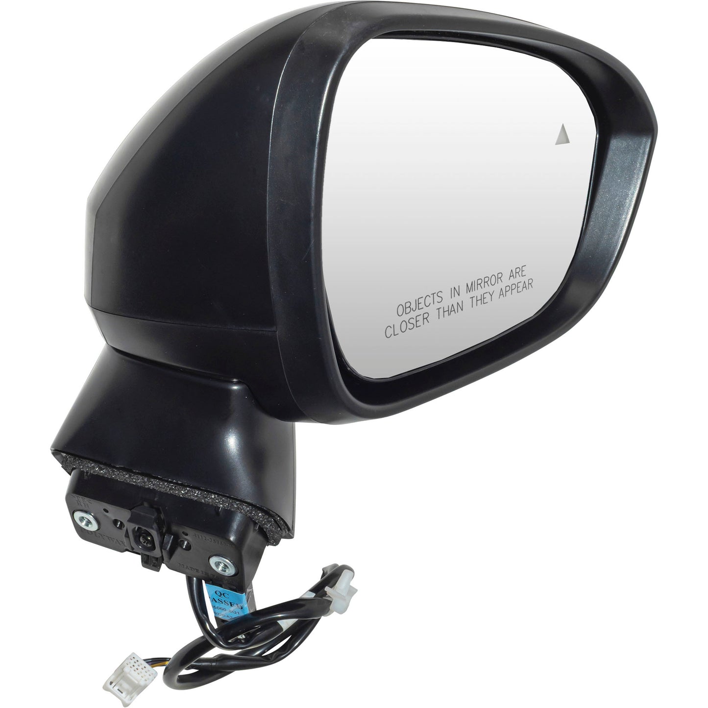 Brock Driver Side Left Passenger Side Right Power Door Mirror Textured Black With Blind Spot Detection Without Heat-Turn Signal Light-Around View Camera Set Compatible with 2021-2022 Nissan Rogue S 4331-0007LR