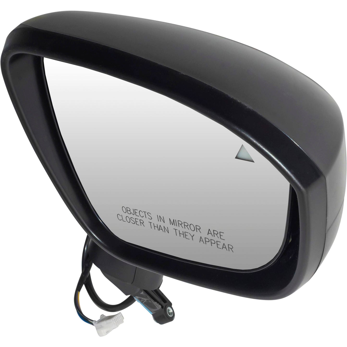 Brock Driver Side Left Passenger Side Right Power Door Mirror Textured Black With Blind Spot Detection Without Heat-Turn Signal Light-Around View Camera Set Compatible with 2021-2022 Nissan Rogue S 4331-0007LR