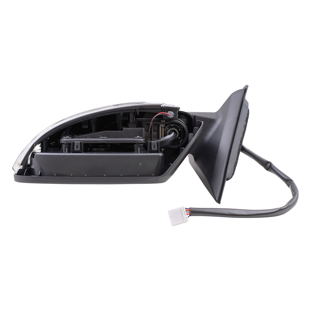 Replacement Driver Power Side Mirror Heated Signal Camera compatible with 2014-2016 Rogue 96302-4BA3A