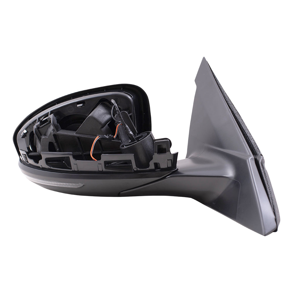 Replacement Set Driver and Passenger Power Side Door Mirrors Heated Signal Textured Black Base Compatible with 2019 Altima