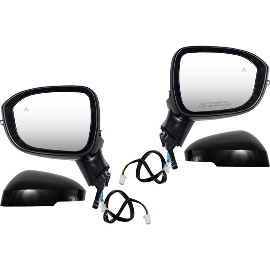 Power Mirror for 2023 Rogue Blind Spot Detection Turn Signal Indicator Heated 963026RR1B Set NI1320333