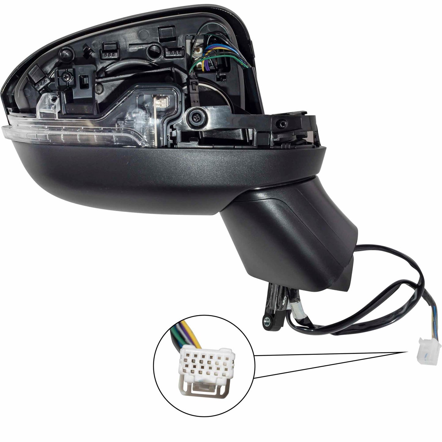 Power Mirror for 2023 Rogue Blind Spot Detection Turn Signal Indicator Heated 963026RR1B Set NI1320333