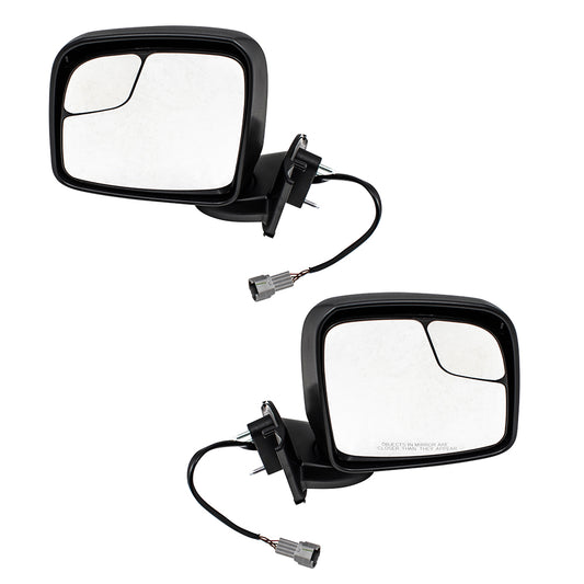 Power Mirror for 2015-2018 City Express w/o Appearance Package w/ Spotter Glass Heated for 2013-2021 NV200 19317359 Set NI1320246