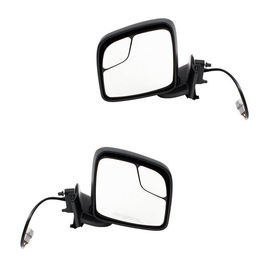 Power Mirror for 2015-2018 City Express w/ Appearance Package Spotter Glass Heated 2013-2021 NV200 19317358 Set