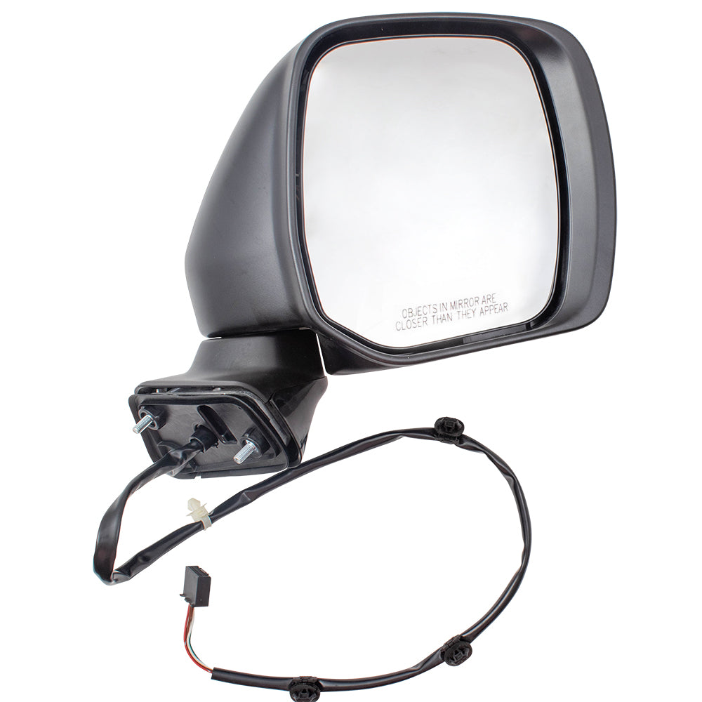 Brock Pair Set Power Side View Mirrors Heated Glass w/ Housing Compatible with 11-17 Quest 963021JA3C 963011JA3C NI1320279 NI1321279