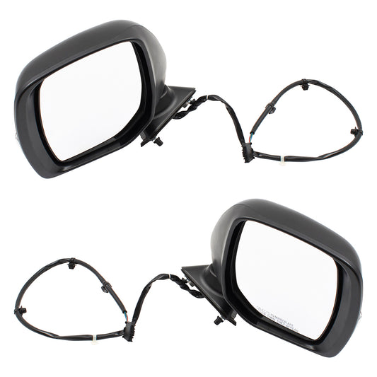 Power Mirror for 2011-2017 Quest Turn Signal Indicator Heated 963021JA1C Set NI1320280