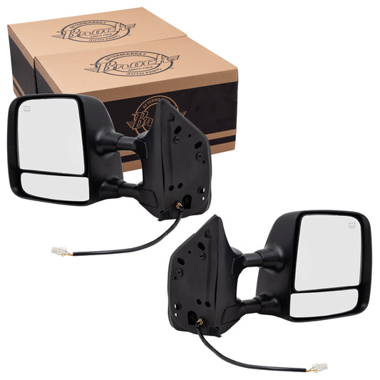 Power Towing Mirror for 2004-2015 TITAN Extendable Heated 96302ZR10E Set NI1320202