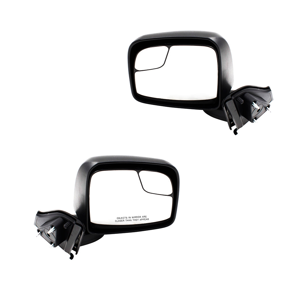 Manual Mirror for 2015-2018 City Express S/LS Spotter Glass 2013-2021 NV200 19317311 Set
