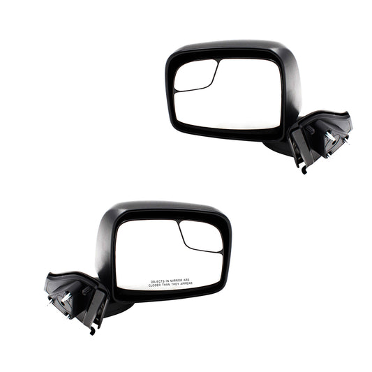 Manual Mirror for 2015-2018 City Express S/LS Spotter Glass 2013-2021 NV200 19317311 Set