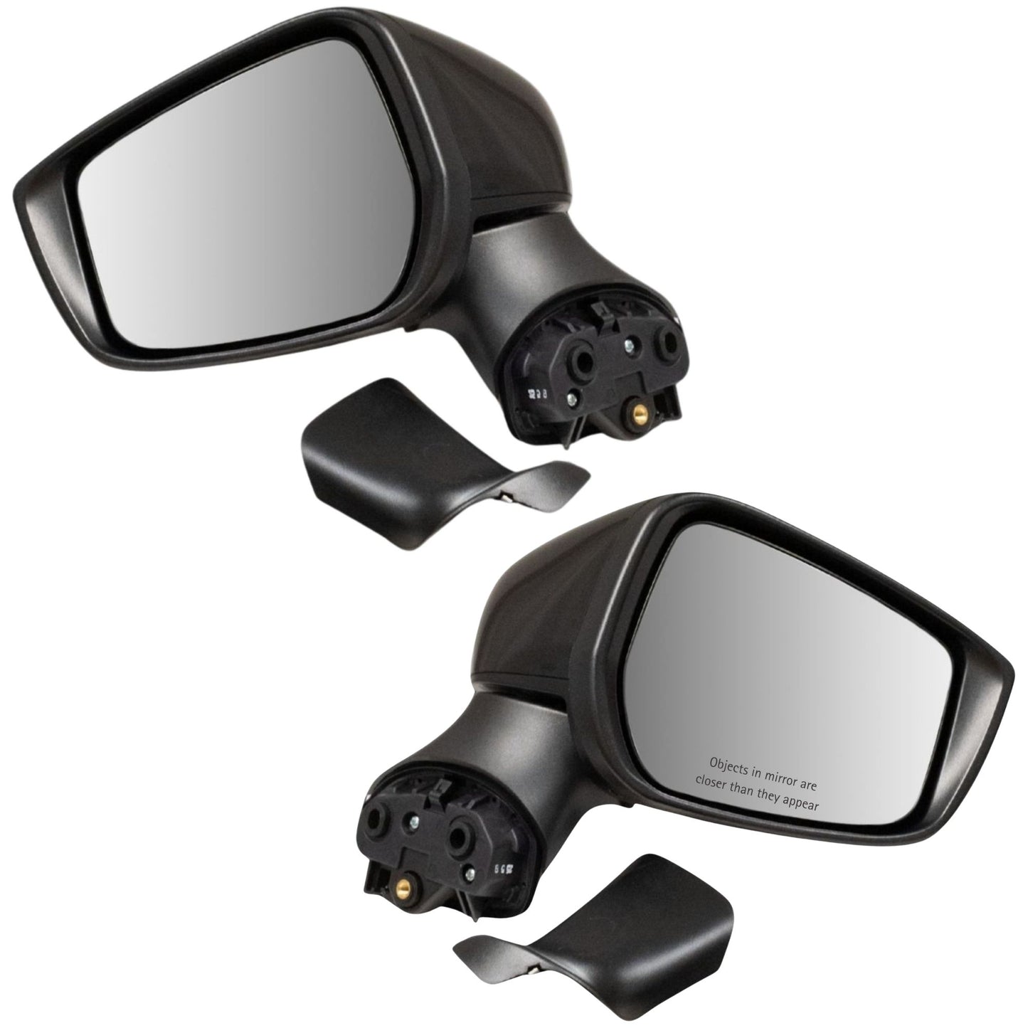 Manual Mirror for 2020-2025 Versa Smooth Black Cap OE Substitute 963025EE0A Set NI1320321