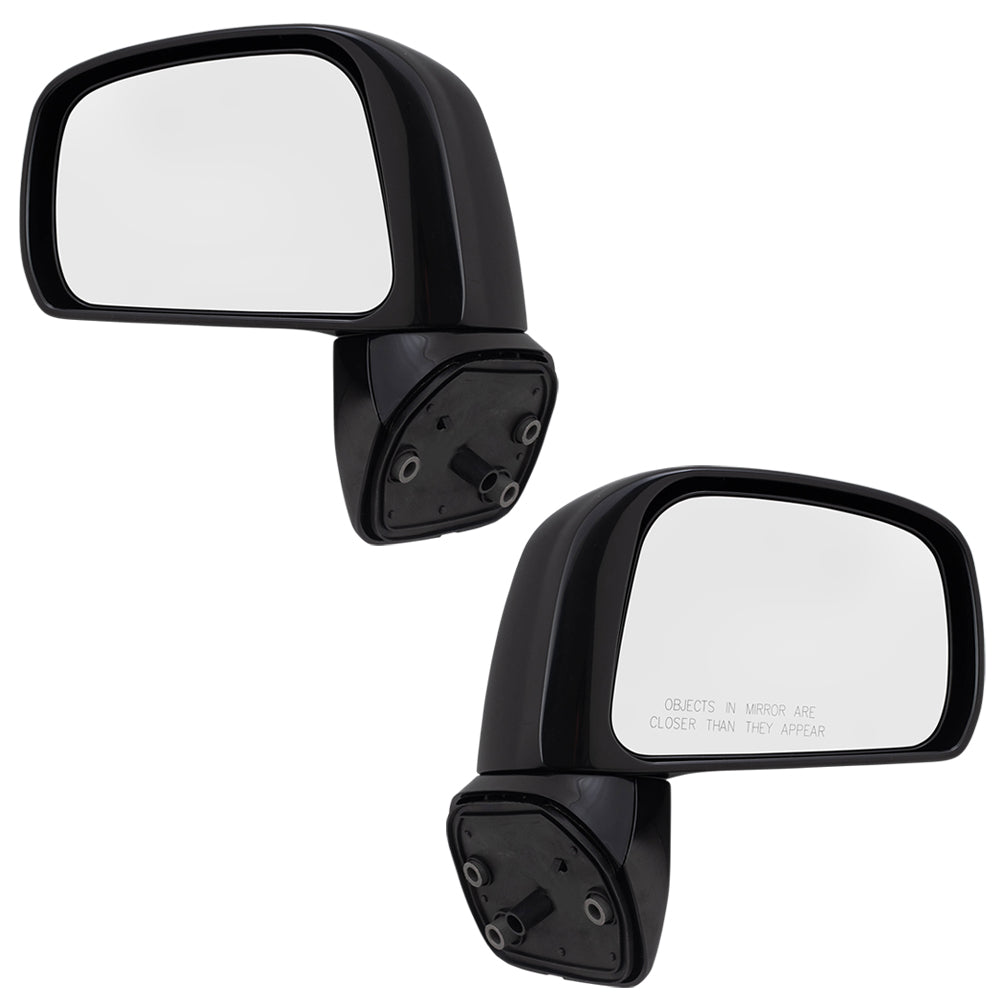 Manual Mirror for 2009-2011 Versa Sedan Base 96302ZW40A Set