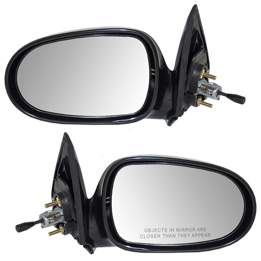 Manual Mirror for 2000-2006 Sentra 963025M100 Set