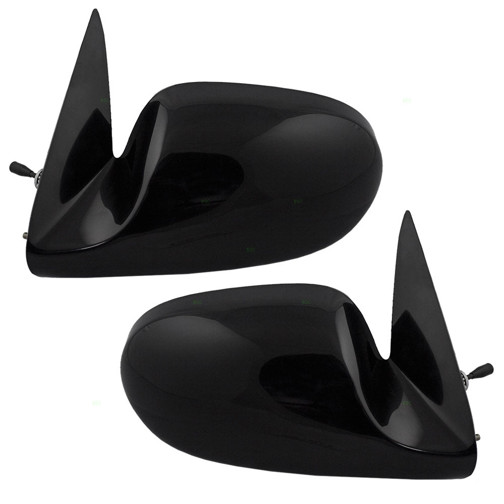 Driver and Passenger Manual Remote Side View Mirrors Compatible with 963025M100 963015M100