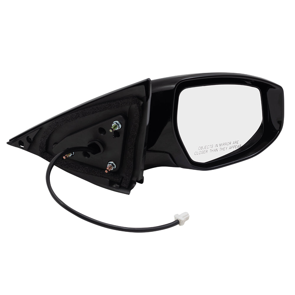 Replacement Pair Power Mirrors Compatible with 2016-2018 Maxima Driver and Passenger Side View Set Textured Black 963029DD1A 963019DD1A