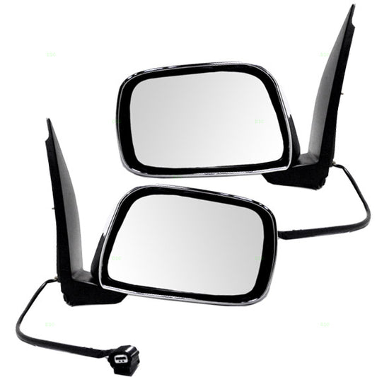 Power Mirror for 2005-2017 Frontier Extended Cab LE for 2005-2012 Pathfinder for 2005-2015 Xterra for 2009-2012 Equator 963029BC8C Set NI1320170