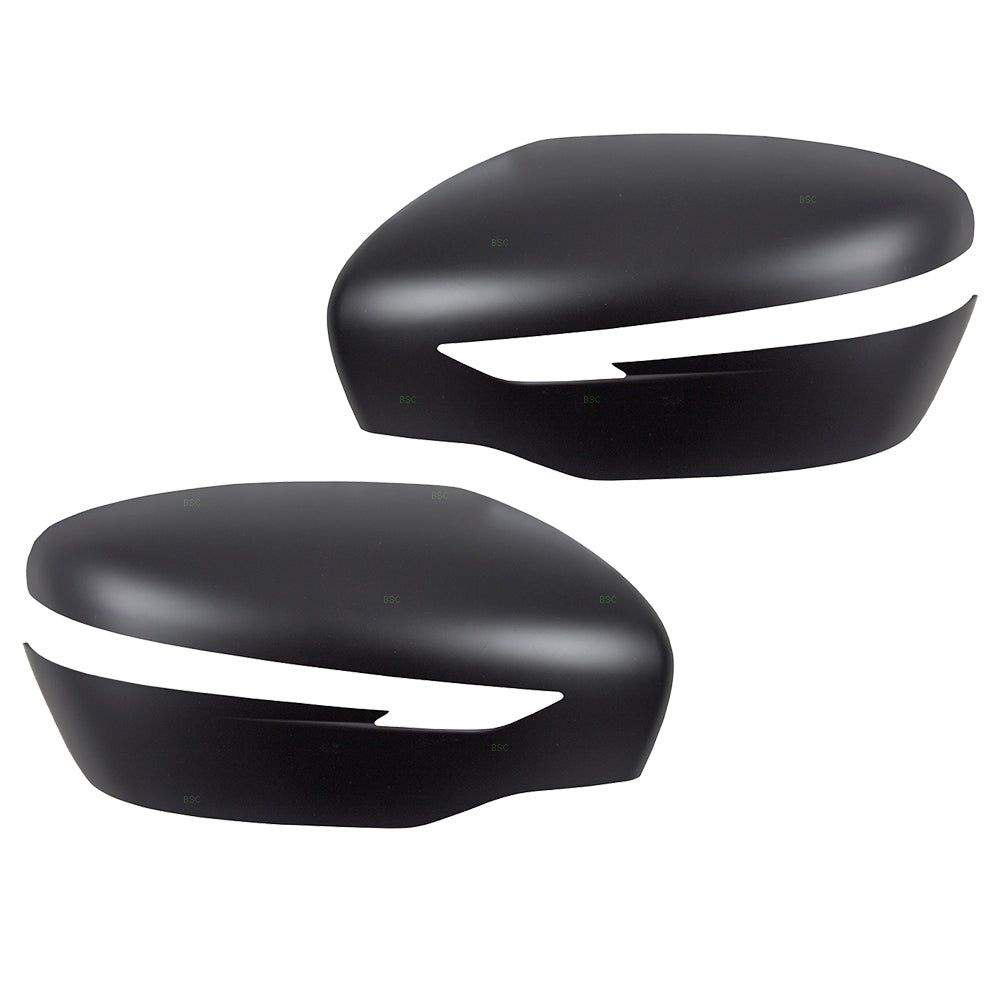 Replacement Pair Set Power Side View Mirrors w/ Signal Compatible with 15-17 Juke 96302-3YM4B 96373-3YM0H