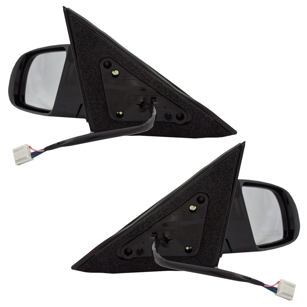 Pair Set Power Side View Mirrors with Signal and Memory Compatible with 09-14 Maxima 96302-9N81A 96301-9N81A