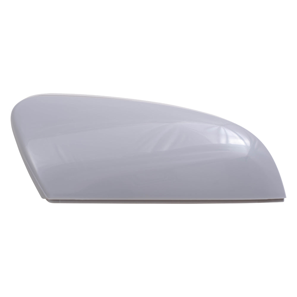 Brock Aftermarket Replacement Passenger Right Mirror Cover Paint to Match Gray Compatible with 2007-2012 Nissan Sentra