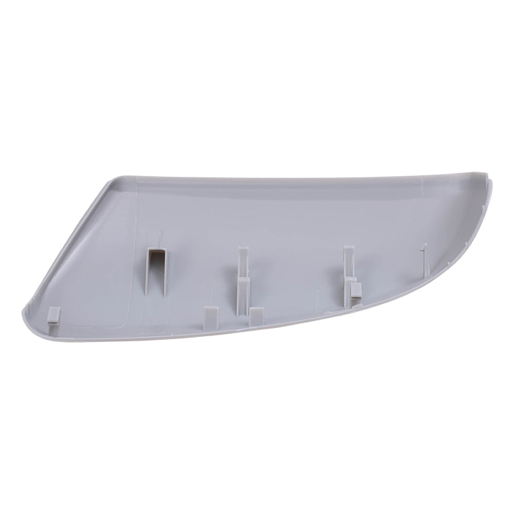 Brock Aftermarket Replacement Passenger Right Mirror Cover Paint to Match Gray Compatible with 2007-2012 Nissan Sentra