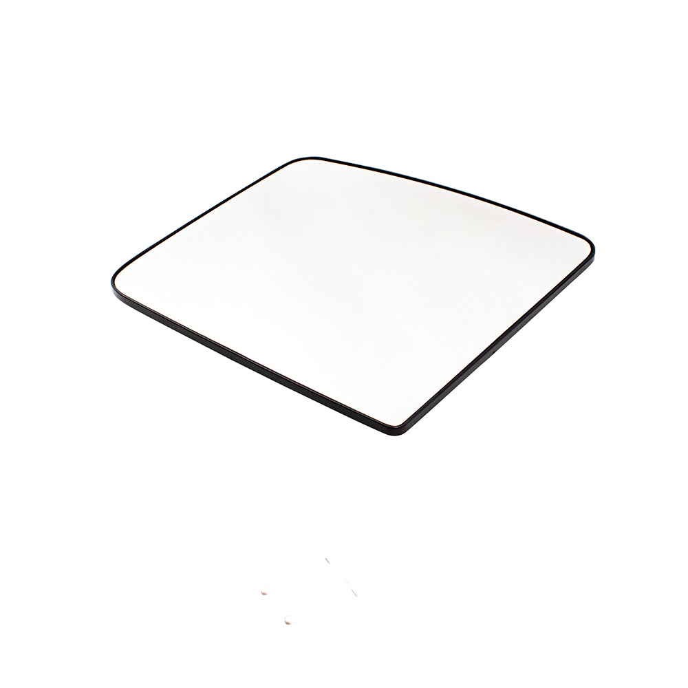 Brock Replacement Passenger Side Door Upper Mirror Glass with Base Compatible with 2012-2019 NV1500 NV2500HD NV3500HD