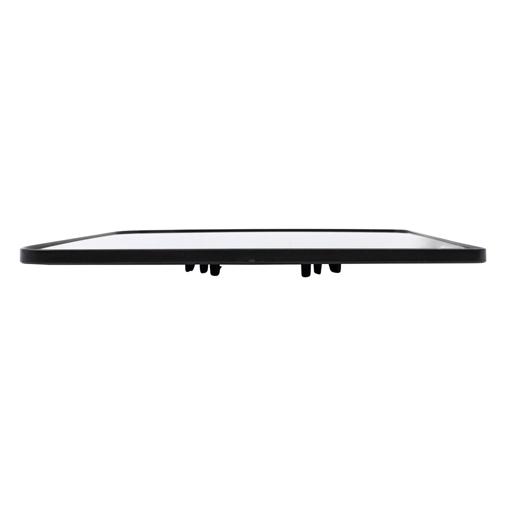 Brock Replacement Passenger Side Door Upper Mirror Glass with Base Compatible with 2012-2019 NV1500 NV2500HD NV3500HD