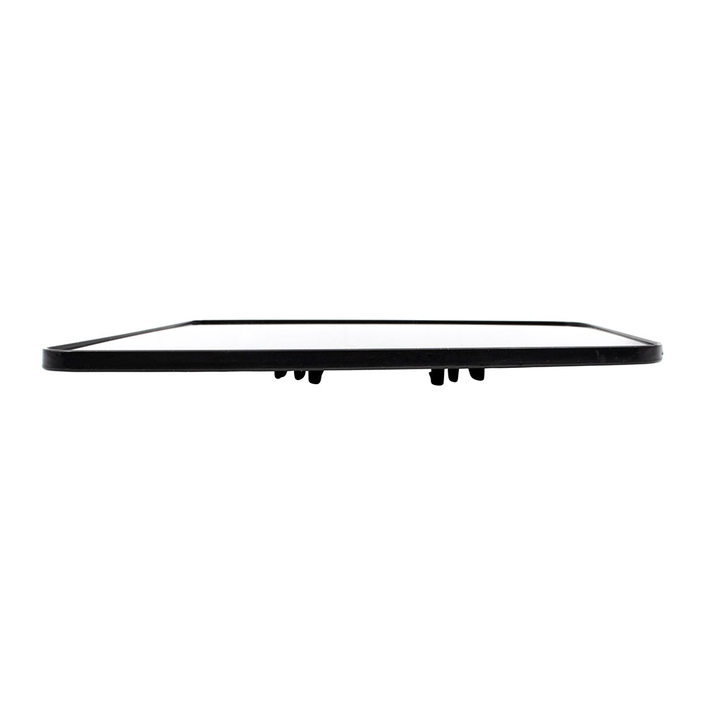 Brock Replacement Passenger Side Door Upper Mirror Glass with Base Compatible with 2012-2019 NV1500 NV2500HD NV3500HD