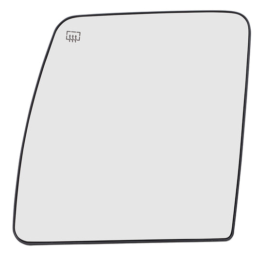 Brock Replacement Driver Mirror Glass w/ Base Heated compatible with 12-18 NV1500 Van