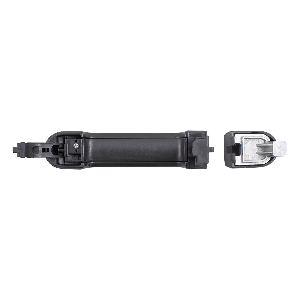 Brock Replacement Passengers Front Rear Outside Exterior Textured Door Handle Compatible with 07-11 Versa NI1311133