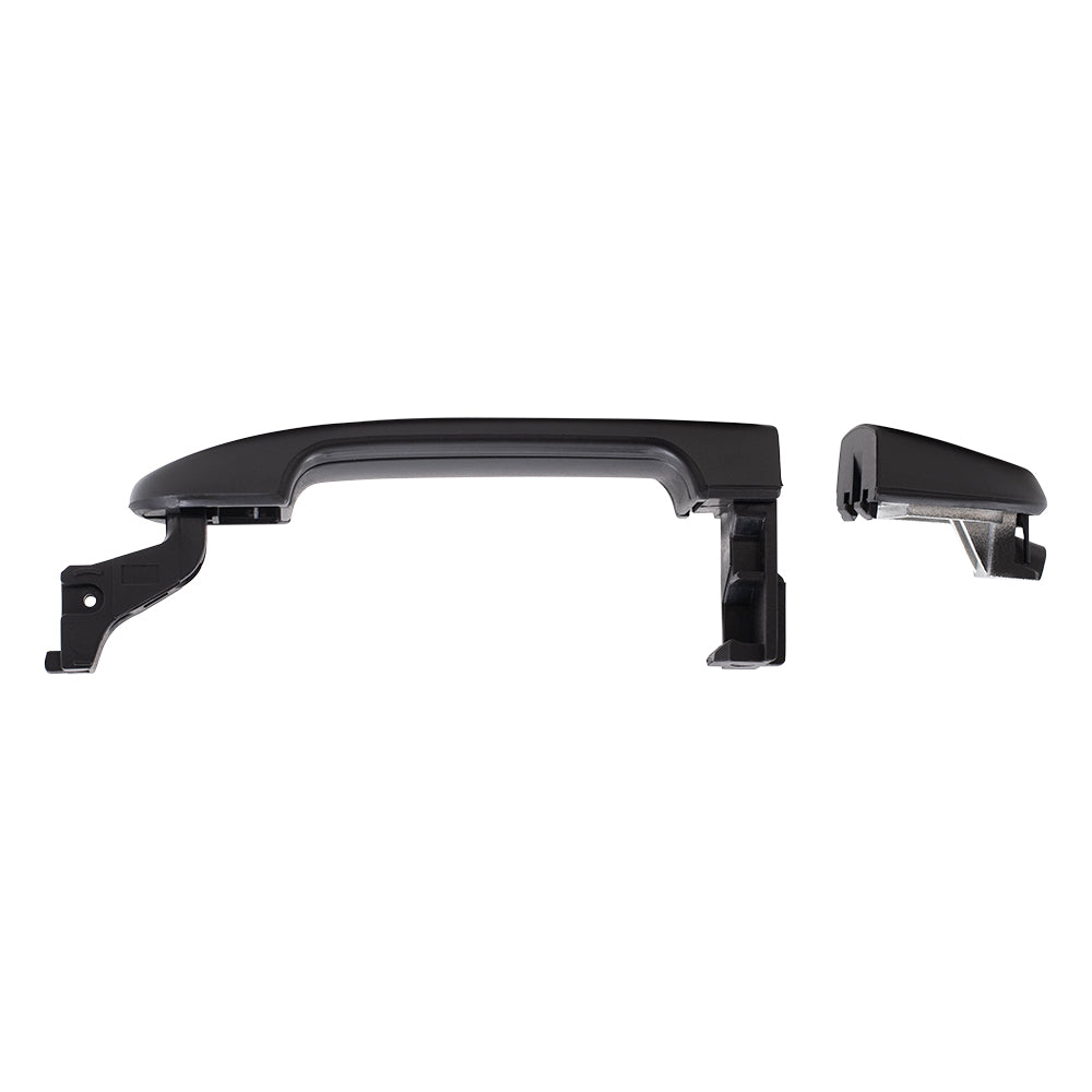 Brock Replacement Passengers Front Rear Outside Exterior Textured Door Handle Compatible with 07-11 Versa NI1311133