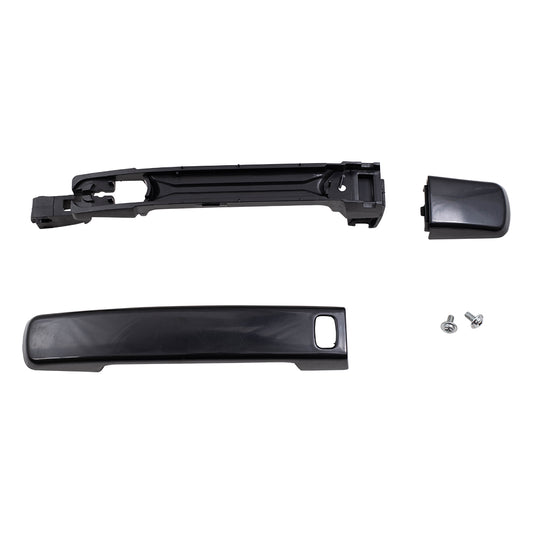 Brock Replacement Passengers Front Outside Exterior Door Handle & Cover Compatible with 07-12 Altima 80606-JA59A
