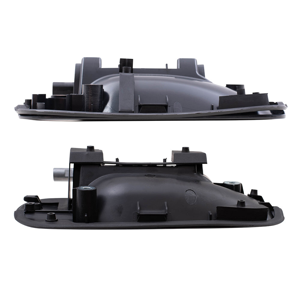 Brock Replacement 4 Piece Set Outside Door Handle Front & Rear Compatible with 2000-2006 Sentra 806076Z603 806066Z603 82607-6Z603 82606-6Z603