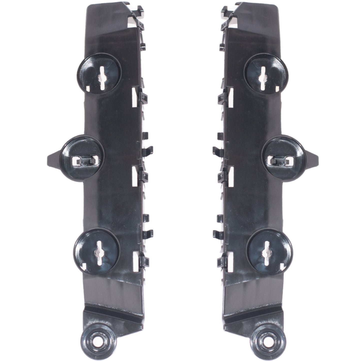 Front Driver Side Left Passenger Side Right Bumper Cover Side Support Bracket Set Compatible with 2022-2025 Nissan Pathfinder 62227-6TA0A 62226-6TA0A NI1042136 NI1043136