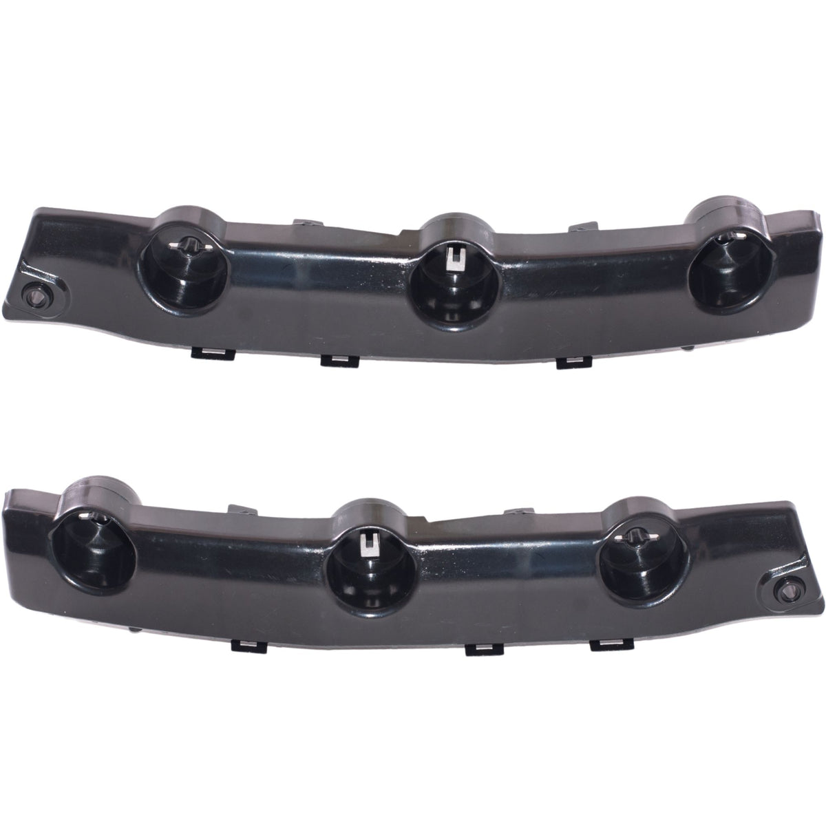 Front Outer Upper Driver Left Passenger Side Right Bumper Cover Support Bracket Set Compatible with 2014-2020 Nissan Rogue 2017-2019 Nissan Rogue Hybrid 62223-4BA1A 62222-4BA1A NI1032108 NI1033108