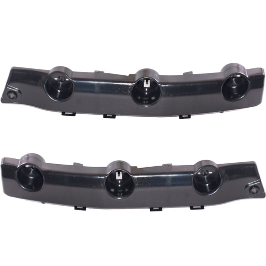 Front Outer Upper Driver Left Passenger Side Right Bumper Cover Support Bracket Set Compatible with 2014-2020 Nissan Rogue 2017-2019 Nissan Rogue Hybrid 62223-4BA1A 62222-4BA1A NI1032108 NI1033108